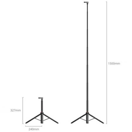 SmallRig 5284 VT-08 - mini statyw do kamer sportowych, wymiary